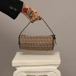 Rare FENDI Zucchino Barrel Pochette